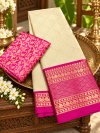 Mandana By Aab Mercerised Copper Silk Saree 